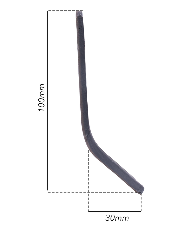 Coltello per trincia a Y altezza 30mm lunghezza 100mm adattabile Orec (4)