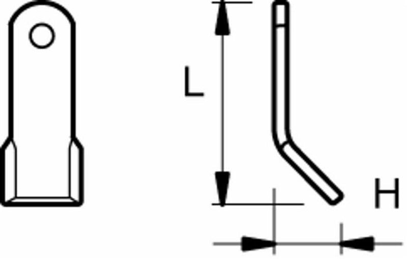Coltello per trincia a Y altezza 55mm lunghezza 118mm (3)