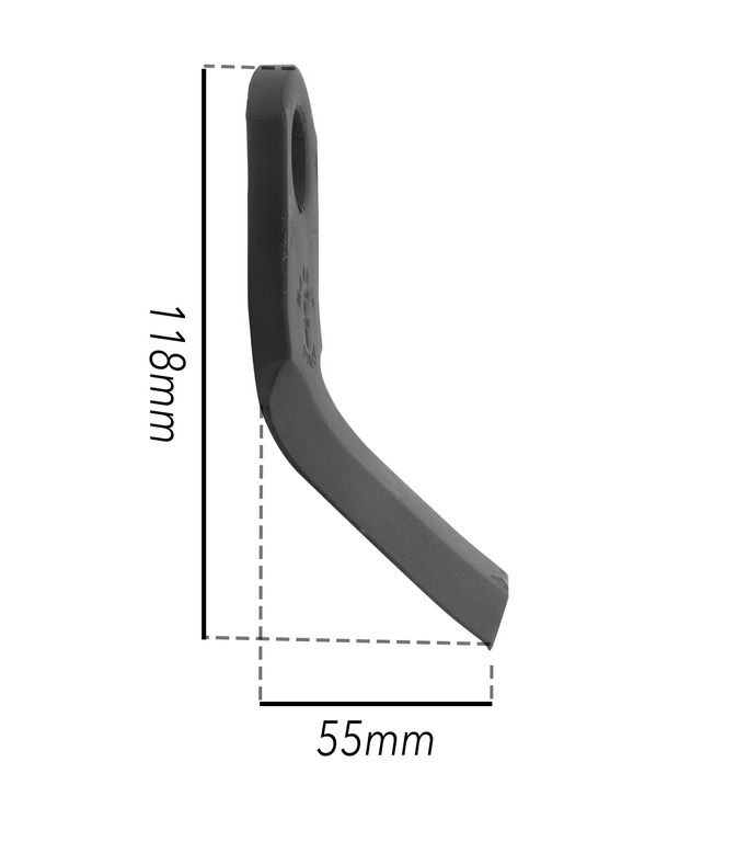 Coltello per trincia a Y altezza 55mm lunghezza 118mm (2)