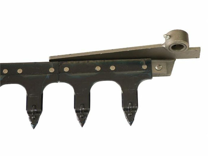 Dentiera 14 denti con testa tranciata lunghezza 2,05 mt adattabile a Gaspardo FB940