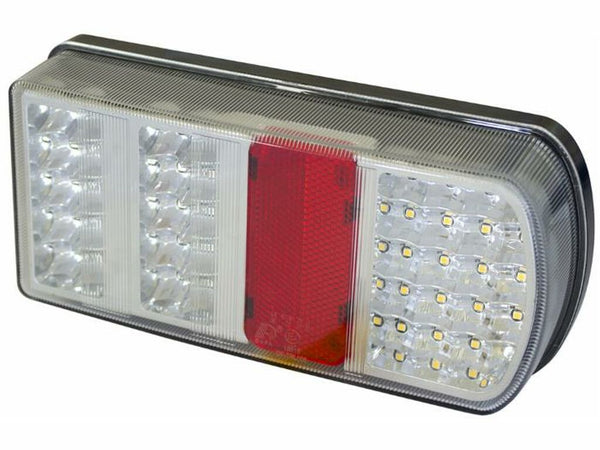 Fanale posteriore sx a 43 LED 227,6x105,8x55mm 12V