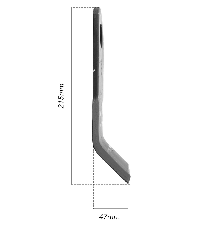 Coltello per trincia a Y altezza 215mm lunghezza 47mm (4)