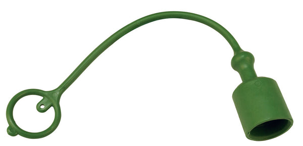 Tappo parapolvere Faster di colore verde per innesti rapidi maschio da M1/2"