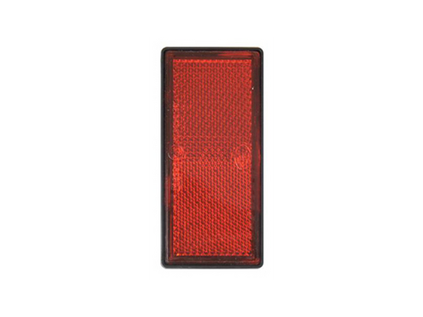 Catarifrangente adesivo rosso 105x48mm