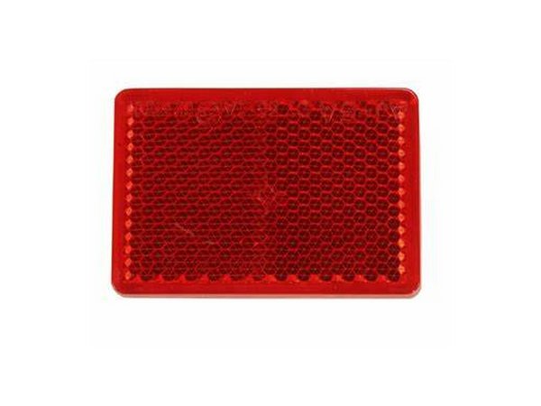 Catarifrangente adesivo rosso 57x39mm