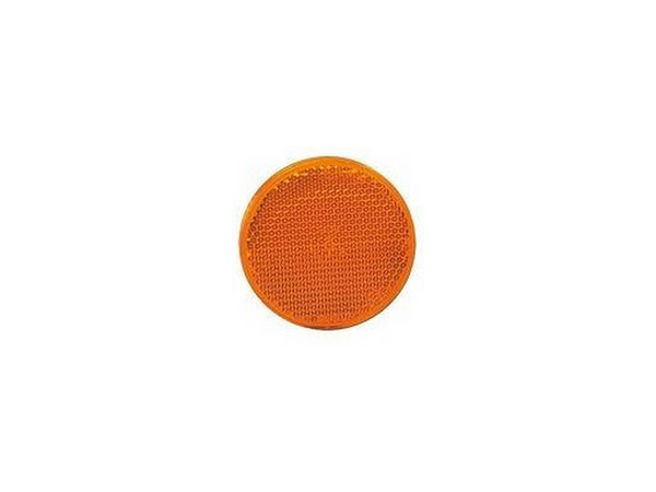 Catarifrangente adesivo arancione Ø 60mm - Grandstore