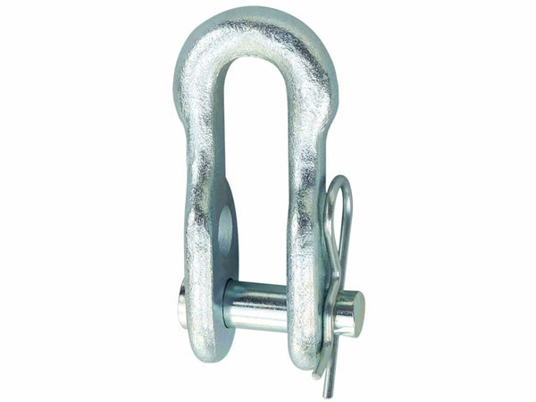 Briglia per catena stabilizzatrice doppio foro zincata Ø 14mm perno 9/16”
