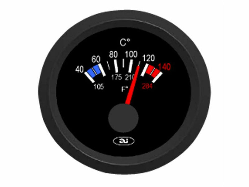 Indicatore temperatura acqua analogico 40-120° da 12V