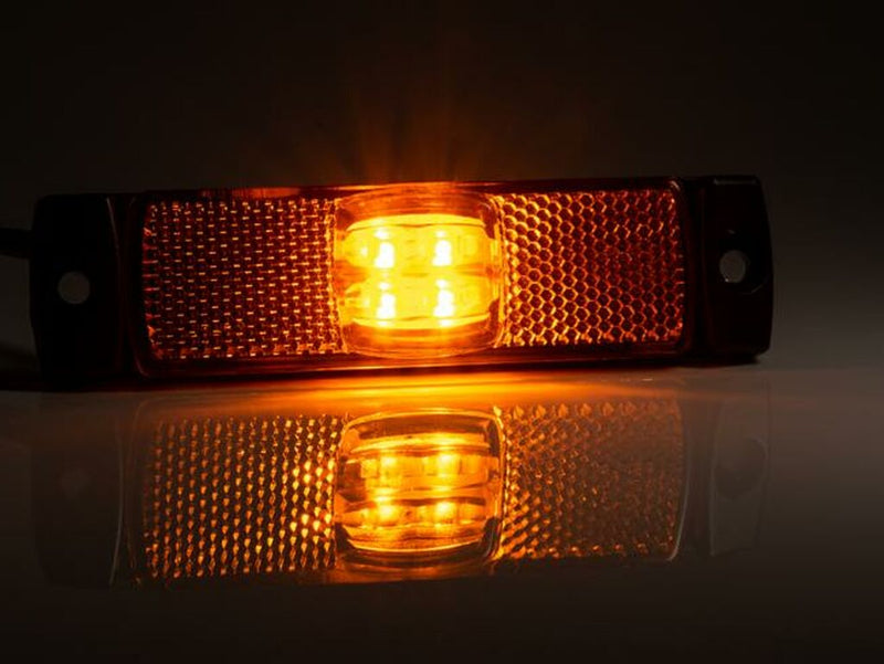 Fanale di ingombro a LED arancione 12-36V (2)
