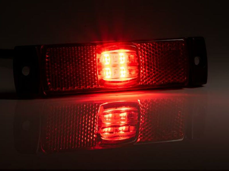 Fanale di ingombro a LED rosso 12-36V (2)