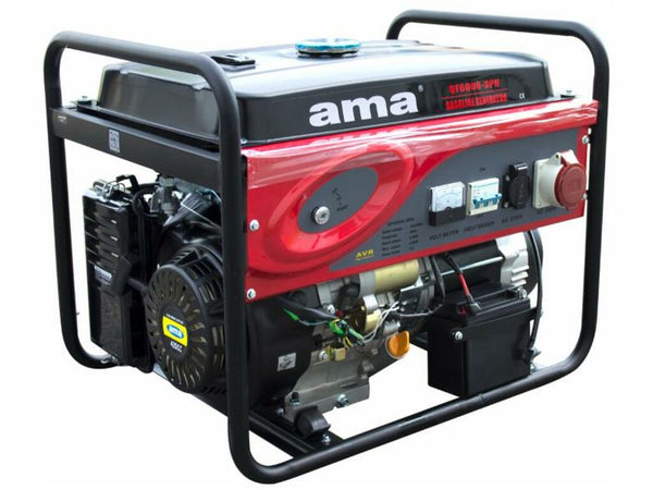 Generatore a benzina Ama trifase con AVR da 420cc 6,5kW