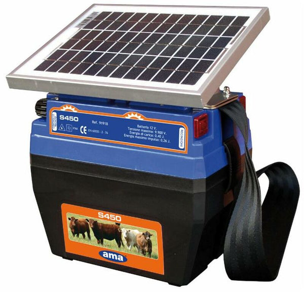 Elettrificatore S450 a pannello solare 5W